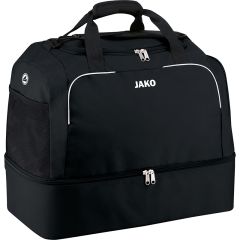 Sports bag Classico with base compartment-black-Bambini
