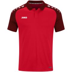 POLO PERFORMANCE-black/sport red-140