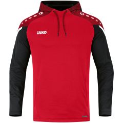 HOODED SWEATER PERFORMANCE-black/sport red-116