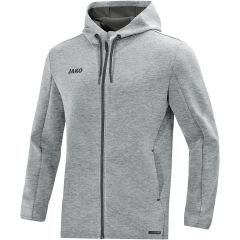 Hooded jacket Premium Basics (M)-gray-S