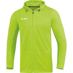 Hooded jacket Run 2.0-lime green-128