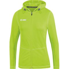 Hooded jacket Run 2.0 (W)-lime green-34