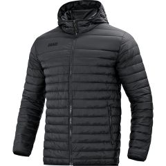 Quilted jacket-black-128
