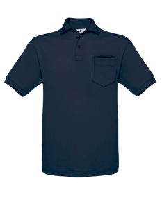  Polo with breast pocket-navy-M