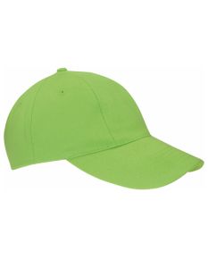 Baumwollcap lowprofile/brushed-lime green