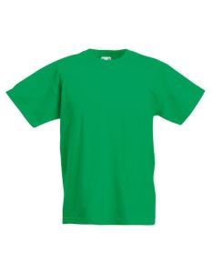 Kid's valueweight T-kelly green-104