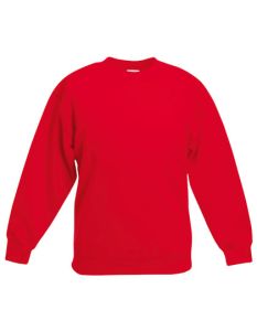 Kid's set-in sweat-red-104