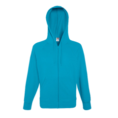 Lightweight Hooded Sweat Jacket-azure-S