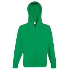 Lightweight Hooded Sweat Jacket-kelly green-S