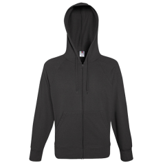 Lightweight Hooded Sweat Jacket-light graphite-S