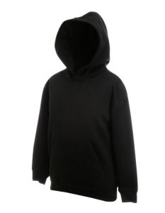 Kid's set-in hooded-black-116