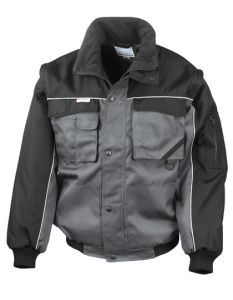 Heavy duty pilot jacket-gray-S