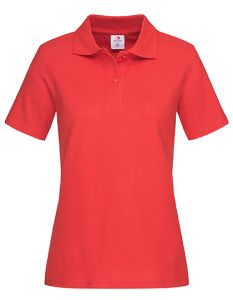 Stedman 65/35 Ladies Polo-red-S