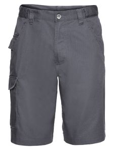  Workwear shorts made from polyester/cotton twill-gray-62