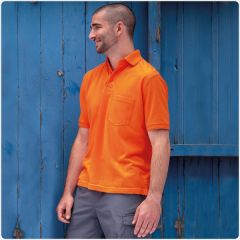  Workwear polo shirt-orange-XS