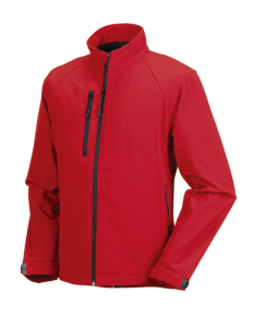 Mens Softshell-Jacket-Classic Red -XS