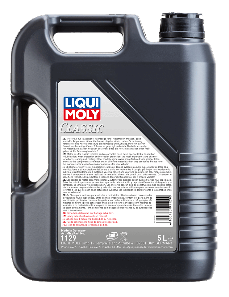 Classic Motorenöl SAE 20W-50 HD