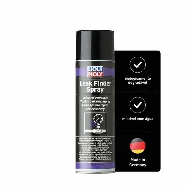 Spray para detecção de fugas