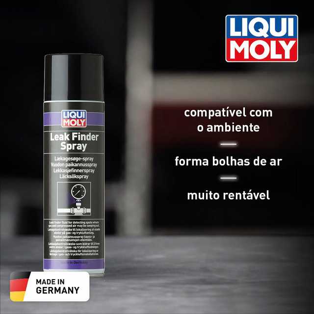Spray para detecção de fugas