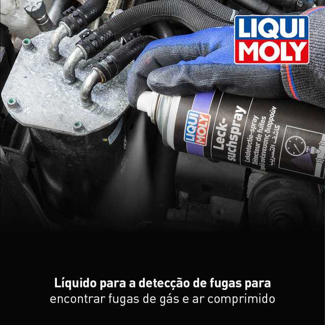 Spray para detecção de fugas