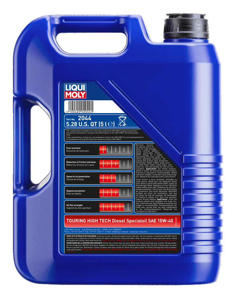 Touring High Tech Diesel Specialoil SAE 15W-40