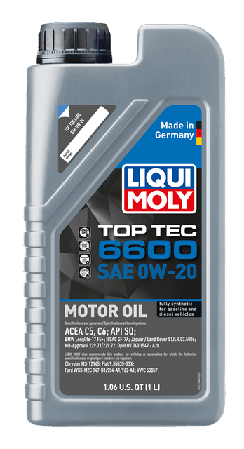 Top Tec 6600 SAE 0W-20