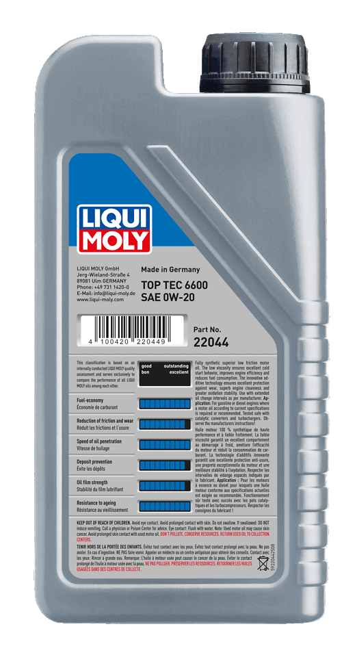 Top Tec 6600 SAE 0W-20