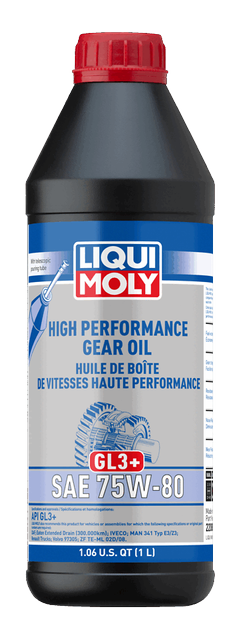 High Performance Gear Oil (GL3+) SAE 75W-80