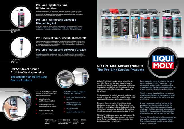 Brochure Pro-Line Service Products