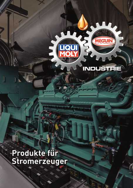 Prospekt Generatoren Industrie