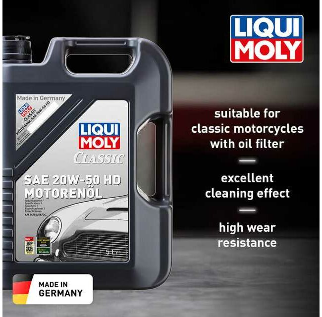 Classic Motoroil SAE 20W-50 HD