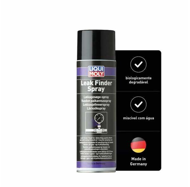 Spray para detecção de fugas