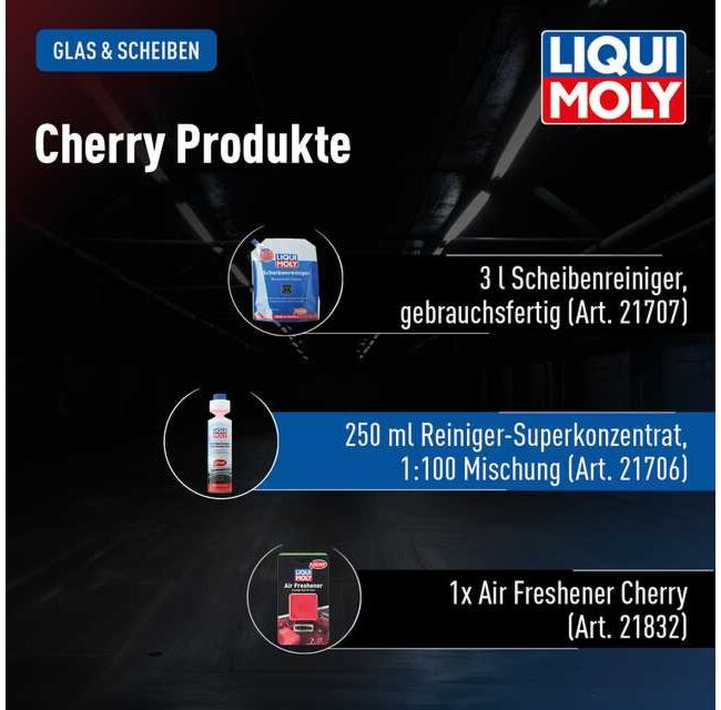 Scheibenreiniger-Superkonzentrat cherry