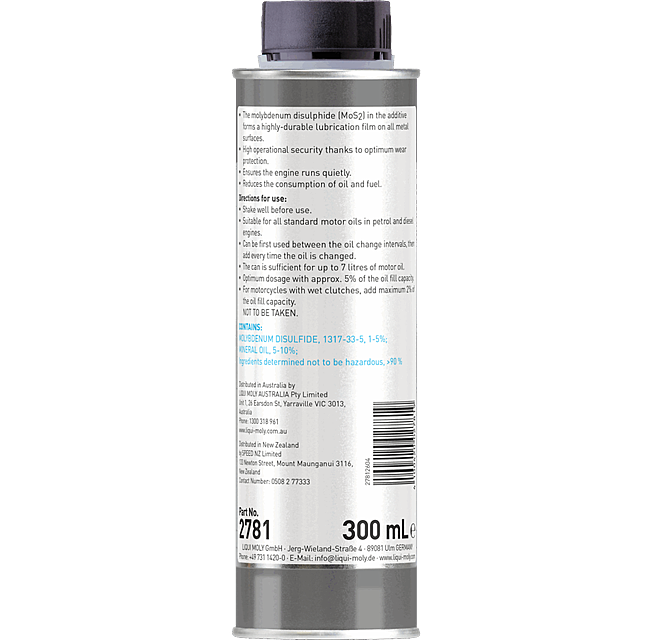 MoS2 Friction Reducer
