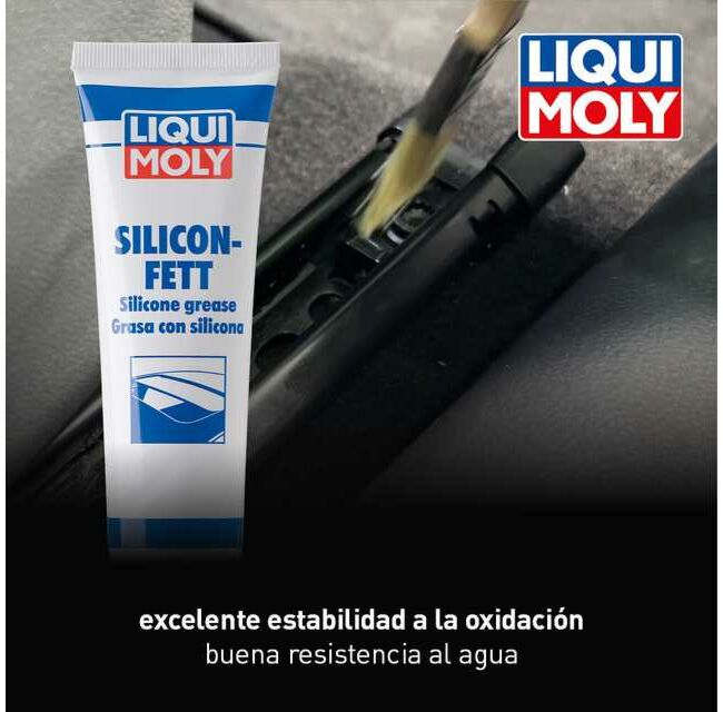 Grasa con silicona transparente