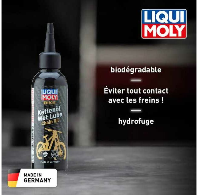 Bike Lubrifiant pour chaîne de vélo Wet Lube