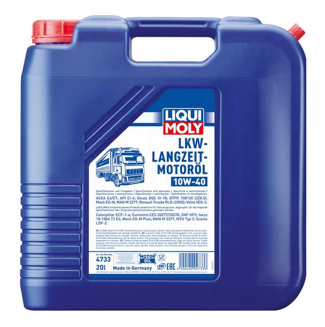 Lkw-Langzeit-Motoröl 10W-40