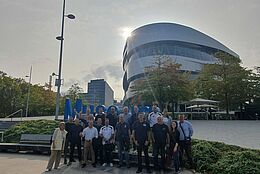 On the way with our friends from Greece