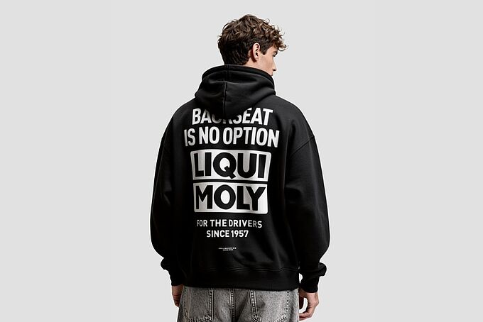STREETWEAR Hoodie schwarz - Backseat back