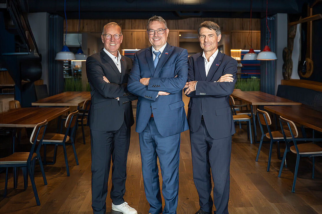LIQUI MOLY Management Board (from left): Günter Hiermaier, Salvatore Coniglio, Dr Uli Weller.