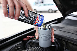 Preparat czyszczący do zalewania filtrów paliwa w silnikach diesla