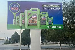 Neue LIQUI MOLY-Werbekampagne in Turkmenistan