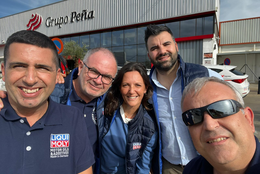 Academia LIQUI MOLY visita a Grupo Peña para una completa ación de formación