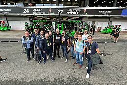 Exclusive pit stop at the Formula 1 in Barcelona