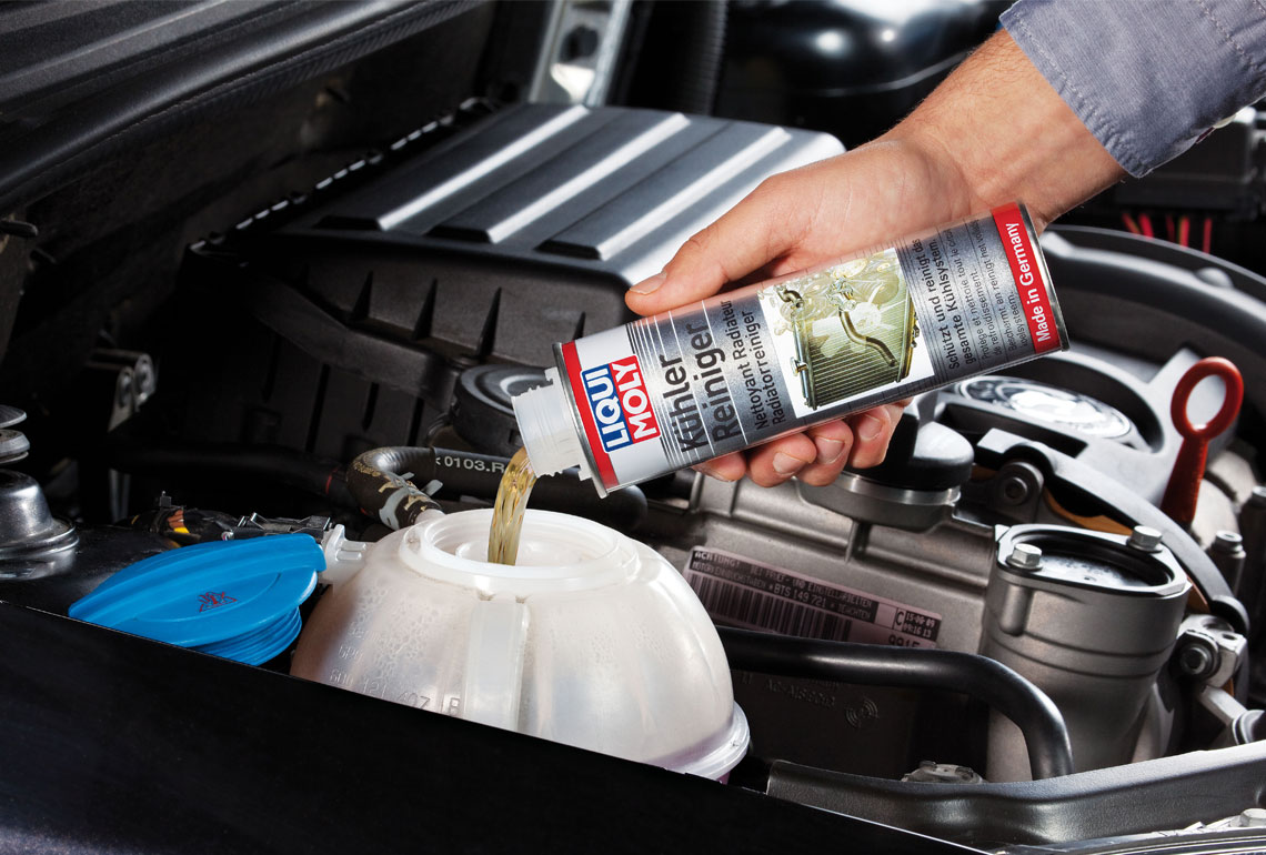 Keep Cooling Systems Clean with LIQUI MOLY Radiator Cleaner
