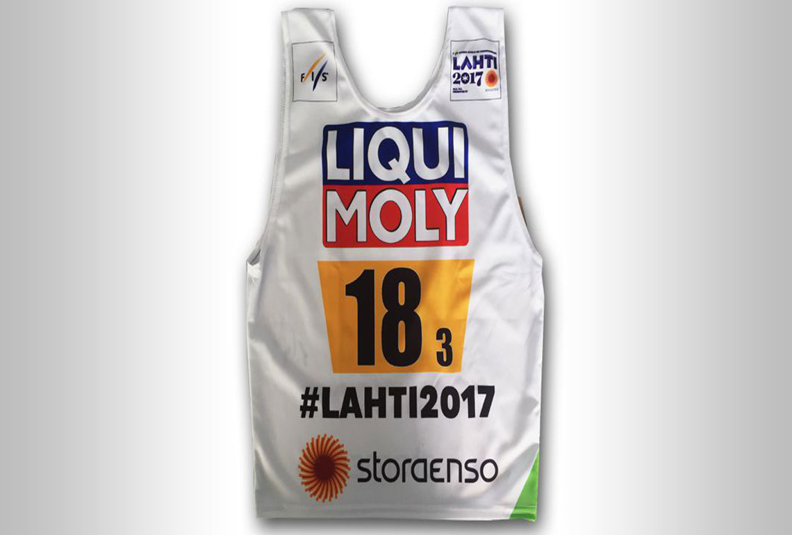 Lahti-Ski-WM-Leibchen mit LIQUI MOLY-Branding.