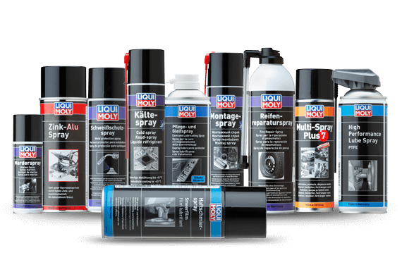 Product images for the Liqui Moly Service series