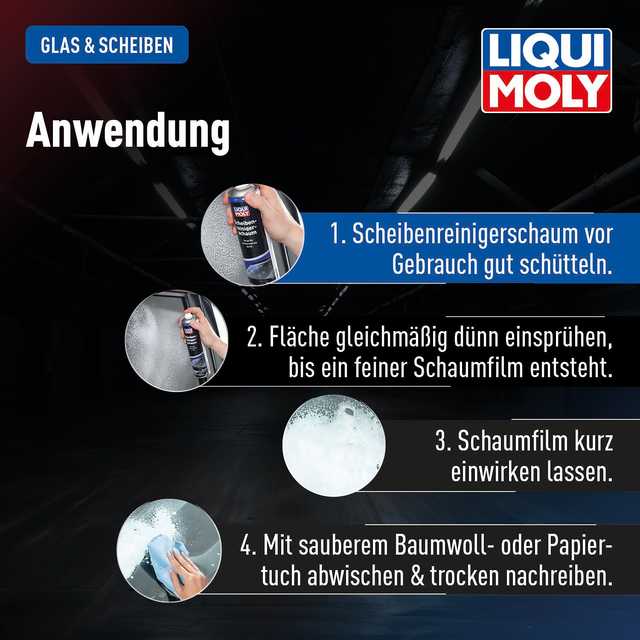 Scheibenreinigerschaum
