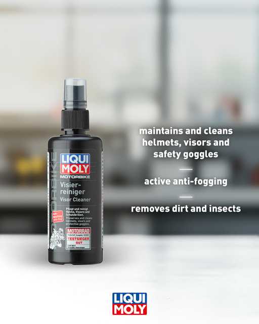Motorbike Visor Cleaner