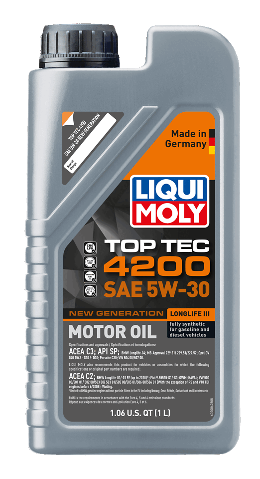 Top Tec 4200 SAE 5W-30 New Generation | LIQUI MOLY